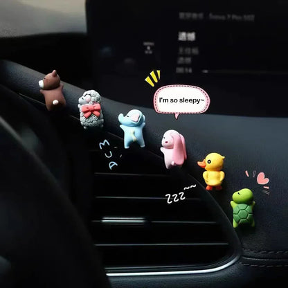 Six small animals in the zoo 6pcs